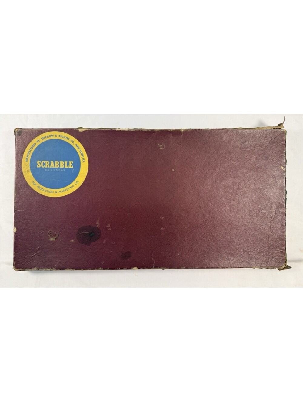 Vintage 1953 Scrabble Game Selchow & Righter -  COMPLETE